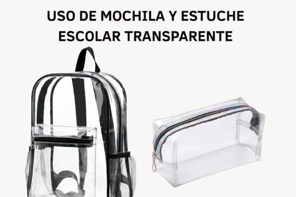 Tras amenazas de alumno, Secundaria Diurna No. 2 recomienda uso de mochilas transparentes