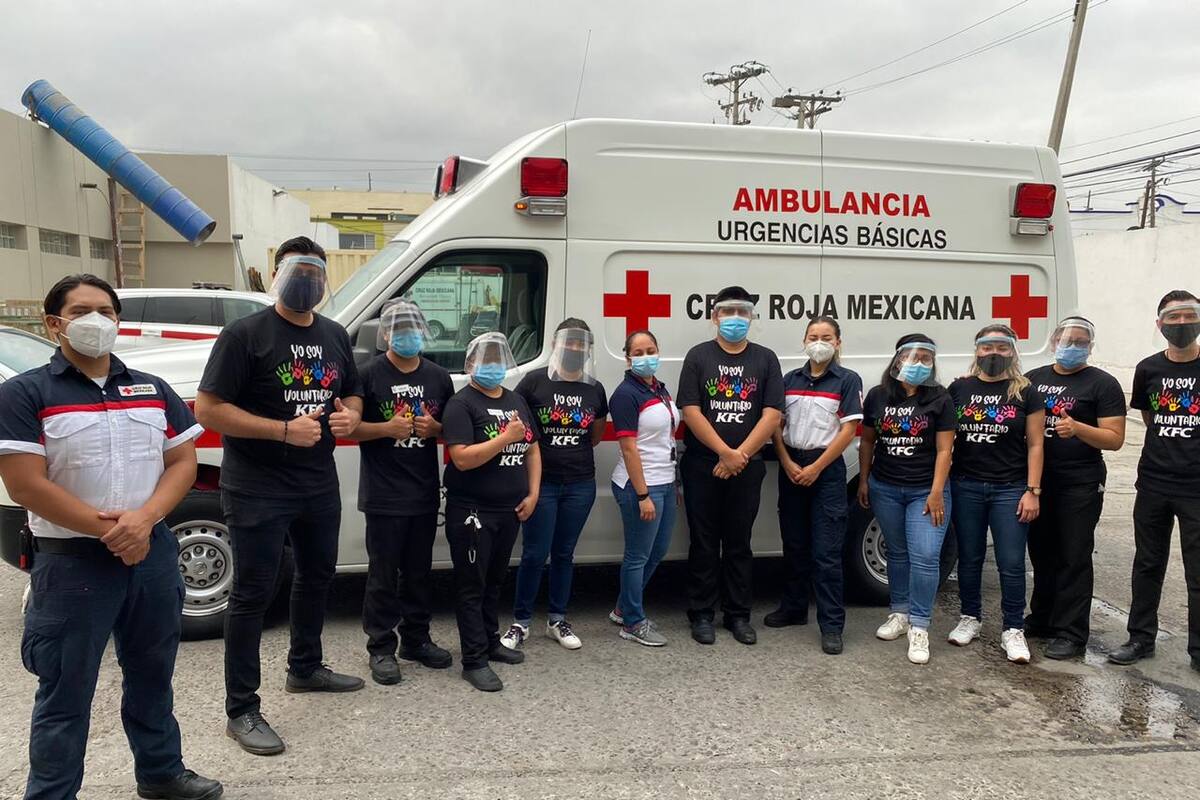 KFC Palmas dona 200 comidas a la Cruz Roja