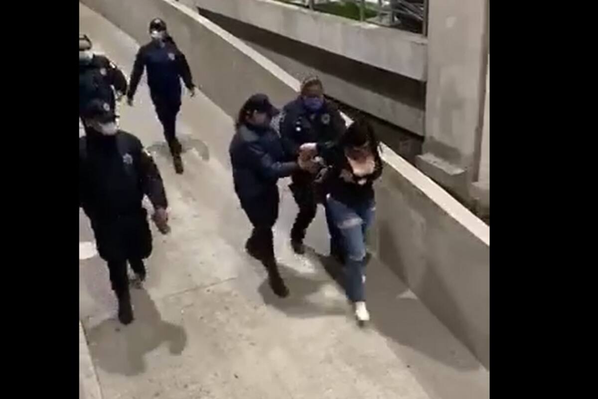 Mujer se despoja de sus prendas en partido de México en la Serie del Caribe y la arrestan