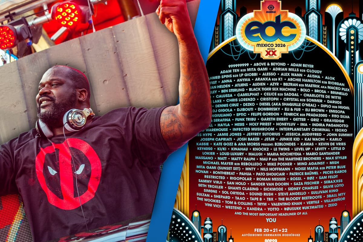 Shaquille O´Neal será DJ invitado en el Electronic Daisy Carnival México 2026