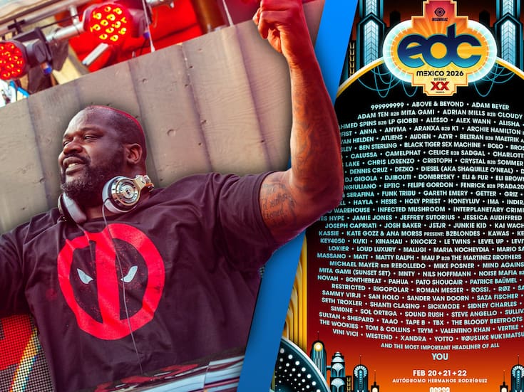 Shaquille O´Neal será DJ invitado en el Electronic Daisy Carnival México 2026