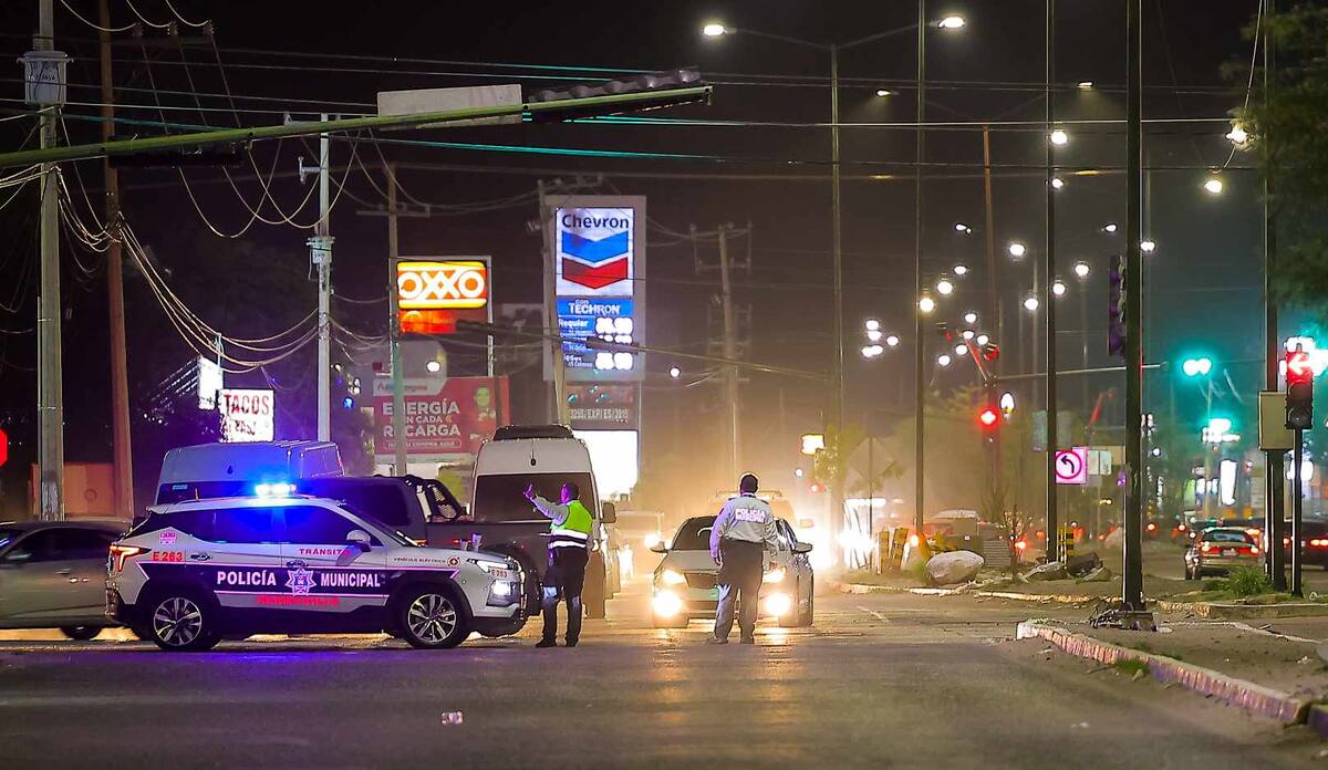 Boulevard Quiroga cerrado tras asesinato. Foto: Especial GH
