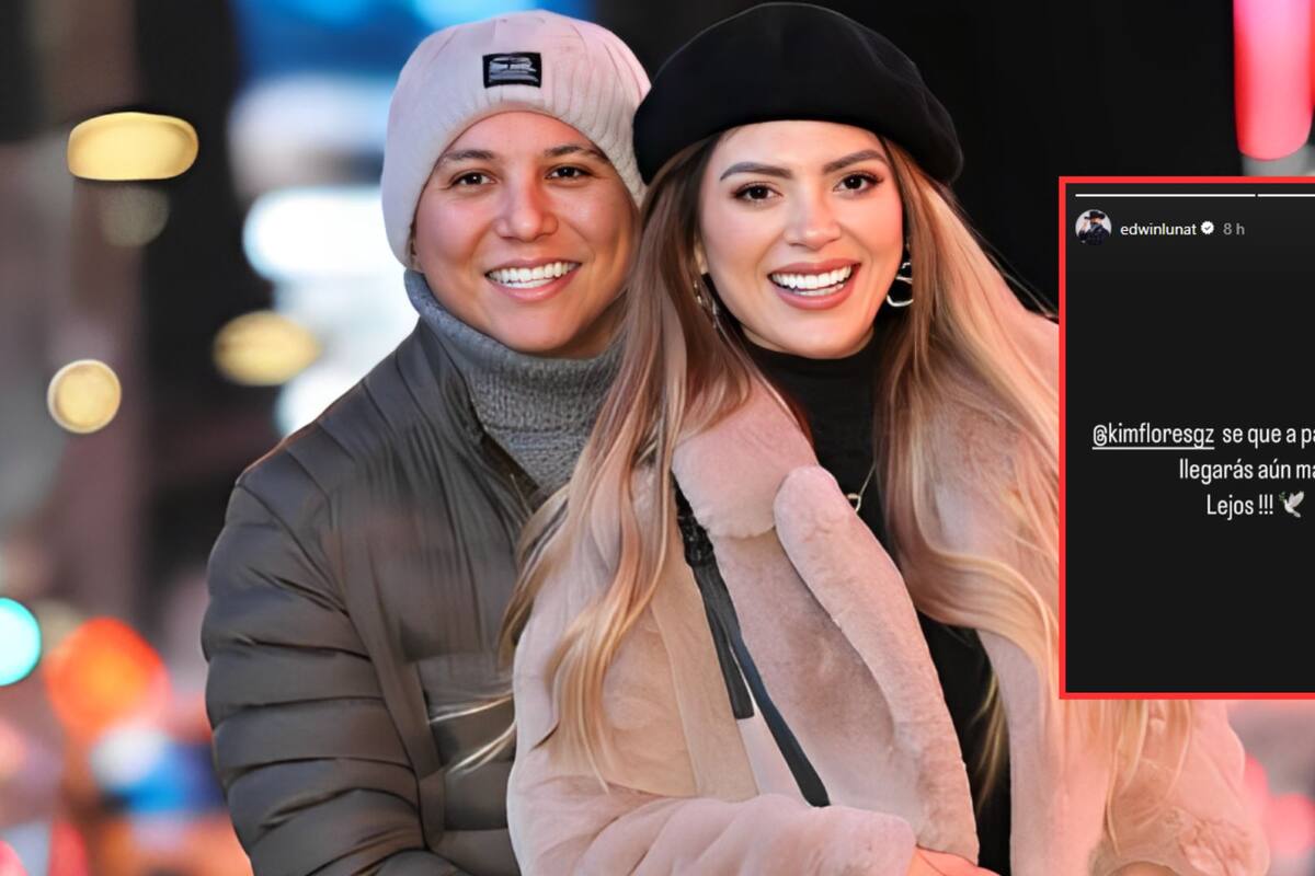 Edwin Luna causa preocupación con confuso mensaje hacia su esposa Kimberly Flores