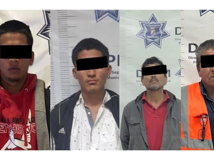 Cuatro detenidos con droga en distintos puntos de Mexicali