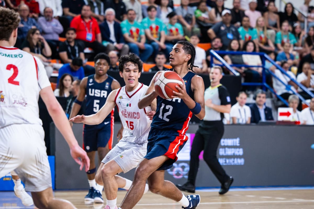 Cae México por paliza en su debut dentro de la FIBA AmeriCup U16