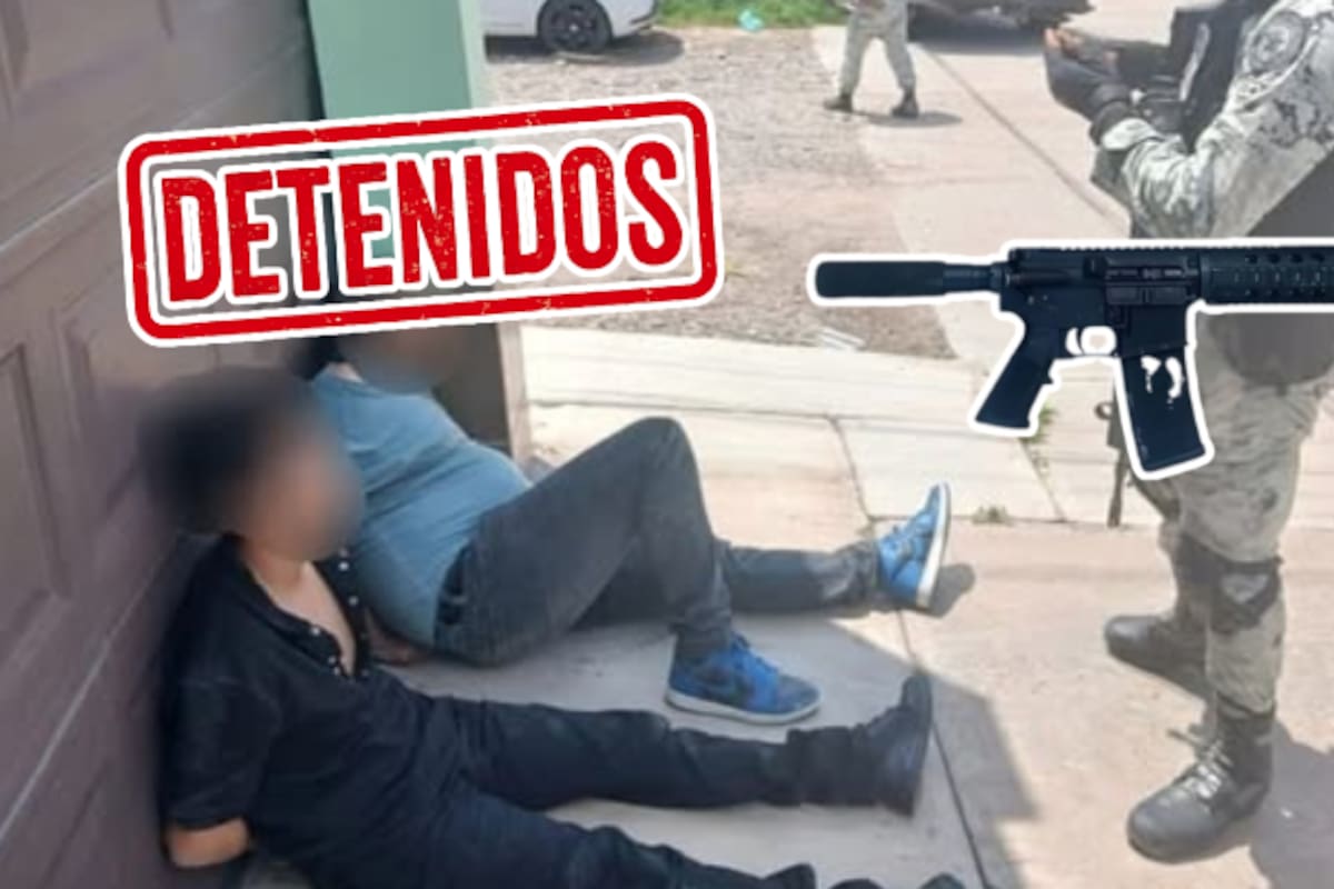 Persecución en Culiacán termina con dos detenidos armados: aseguraron fusil, pistola y cargadores en operativo interinstitucional
