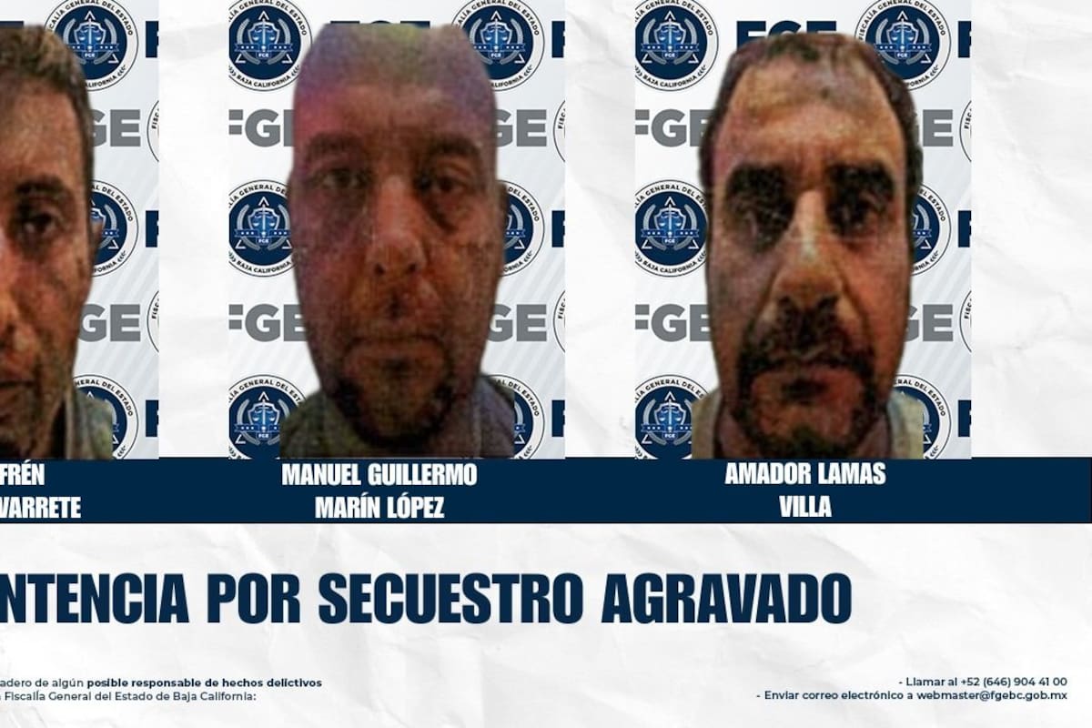 Dan 60 años de prisión a tres por secuestro