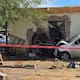 Conductora choca contra casa en la Miguel Valencia de HMO