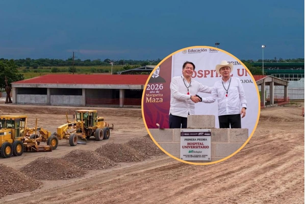 Hospital Universitario de Etchojoa costará 510 millones de pesos y estará terminado en 2027: así serán sus dos etapas y servicios