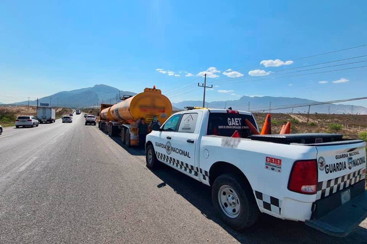 Guardia Nacional decomisa 64 mil litros de gasolina ilegal