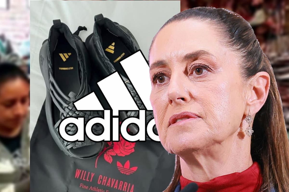 Adidas responde a Sheinbaum por plagio de huaraches tradicionales de Oaxaca