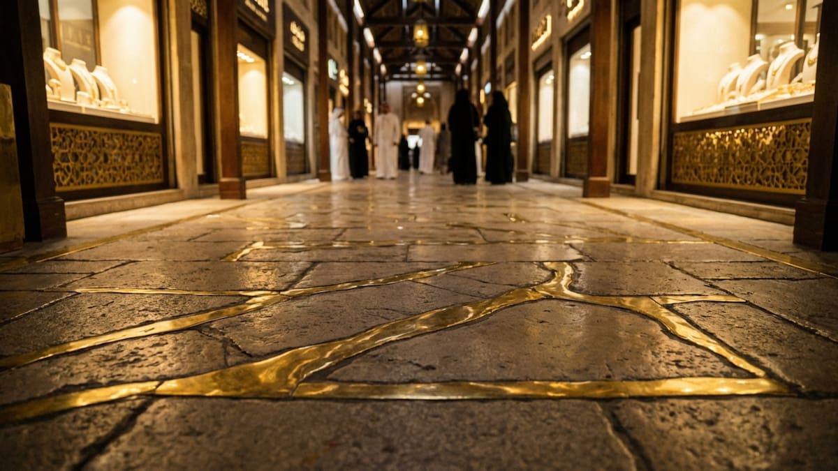 Dubái construye la primera calle de oro del mundo para coronarse como la capital global del metal precioso, con un negocio que mueve 53 mil millones de dólares al año