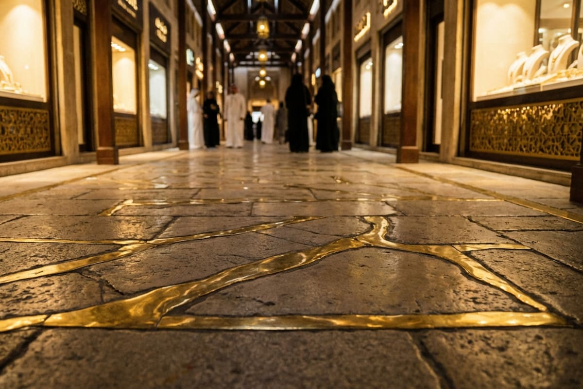 Dubái construye la primera calle de oro del mundo para coronarse como la capital global del metal precioso, con un negocio que mueve 53 mil millones de dólares al año