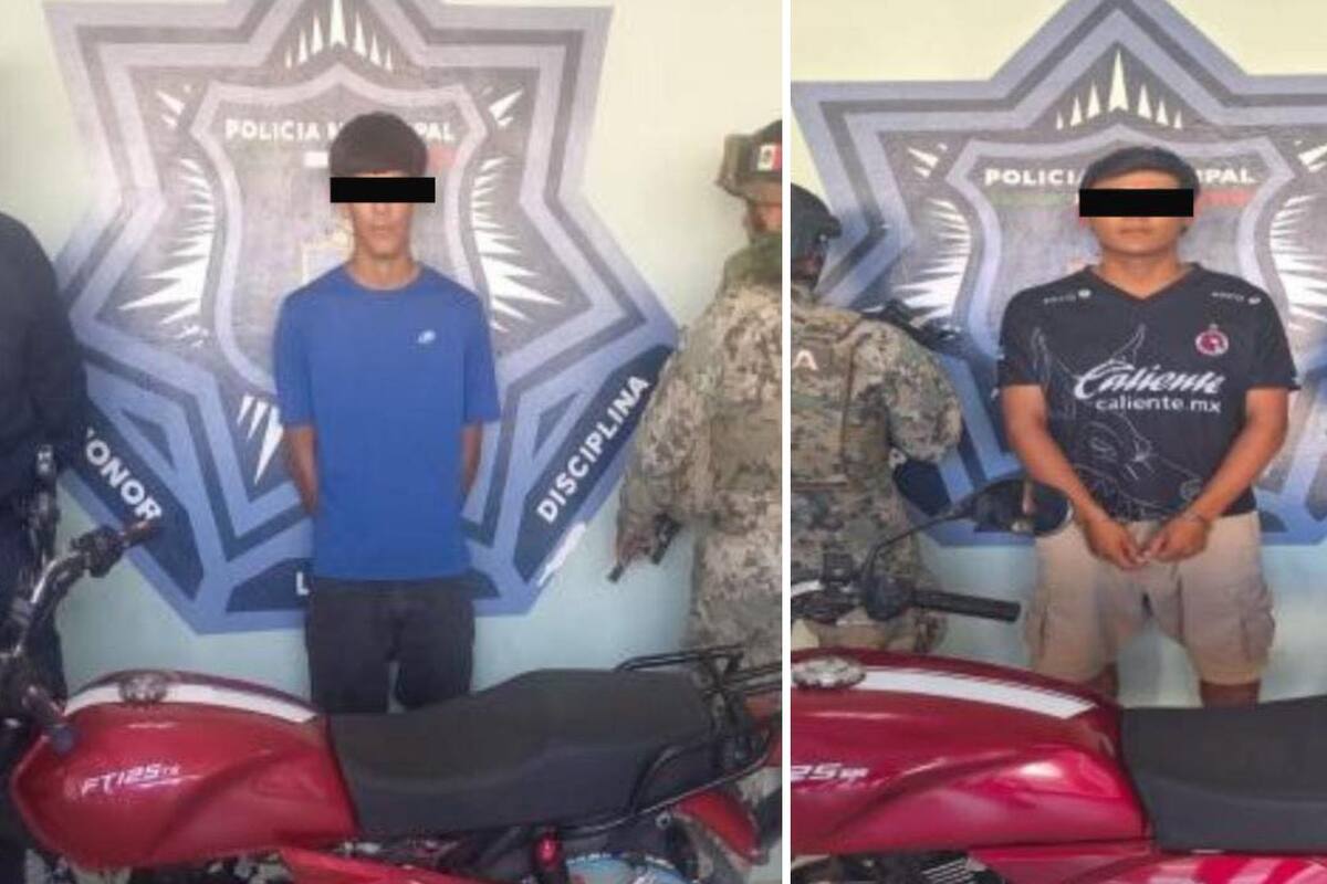 Detienen a dos en posesión de motocicletas robadas