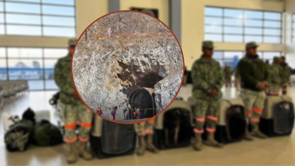 Protección Civil, Ejército y empresa trabajan en rescate de 4 mineros atrapados en Sinaloa, buscan localizarlos y extraerlos