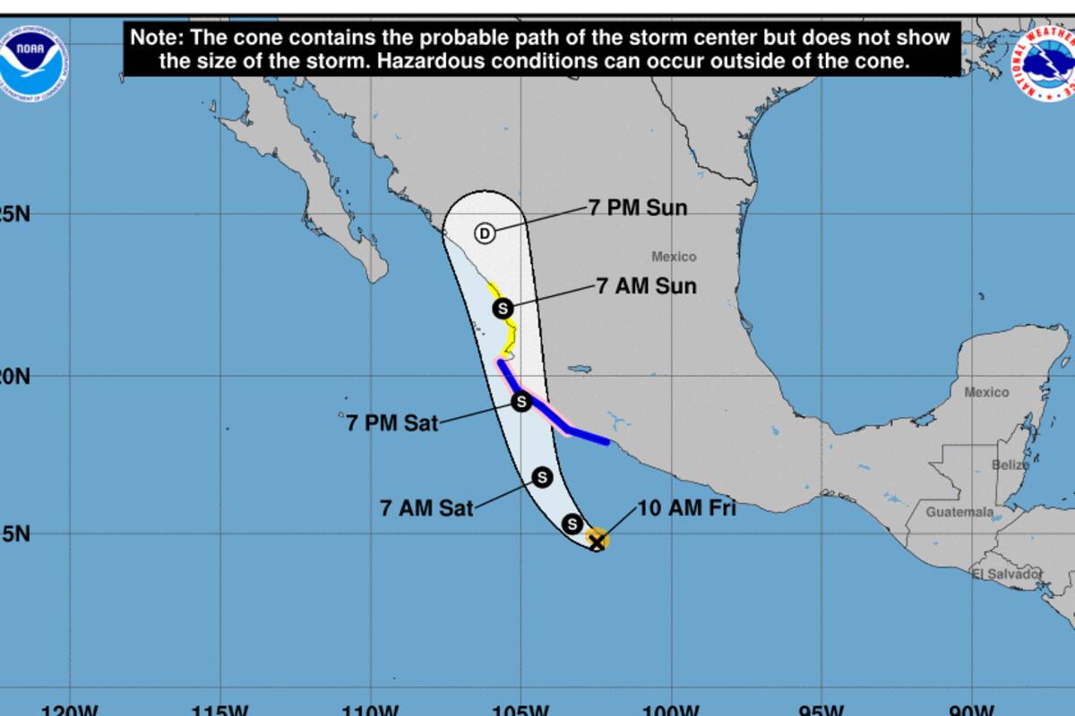 Clima en México: En el Océano Pacífico se formó la tormenta tropical Dolores