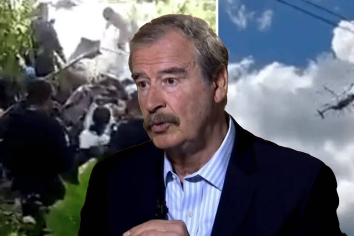 Vicente Fox cuestiona número de helicópteros accidentados de la Marina: "¿La tacañería franciscana de AMLO?"