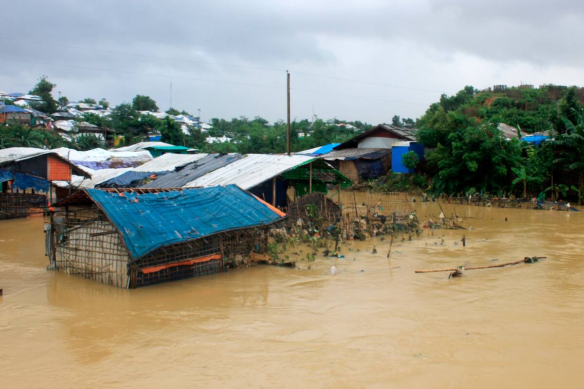 Sube a 21 el número de muertos por las lluvias torrenciales en Bangladesh