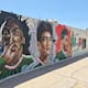 Julián Quiñones, Gilberto Mora y Raúl Jiménez son inmortalizados en mural de Ensenada