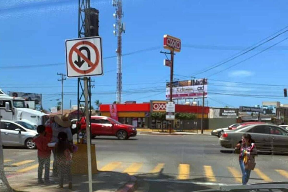 Aumentan personas pidiendo dinero en los cruceros de Ensenada