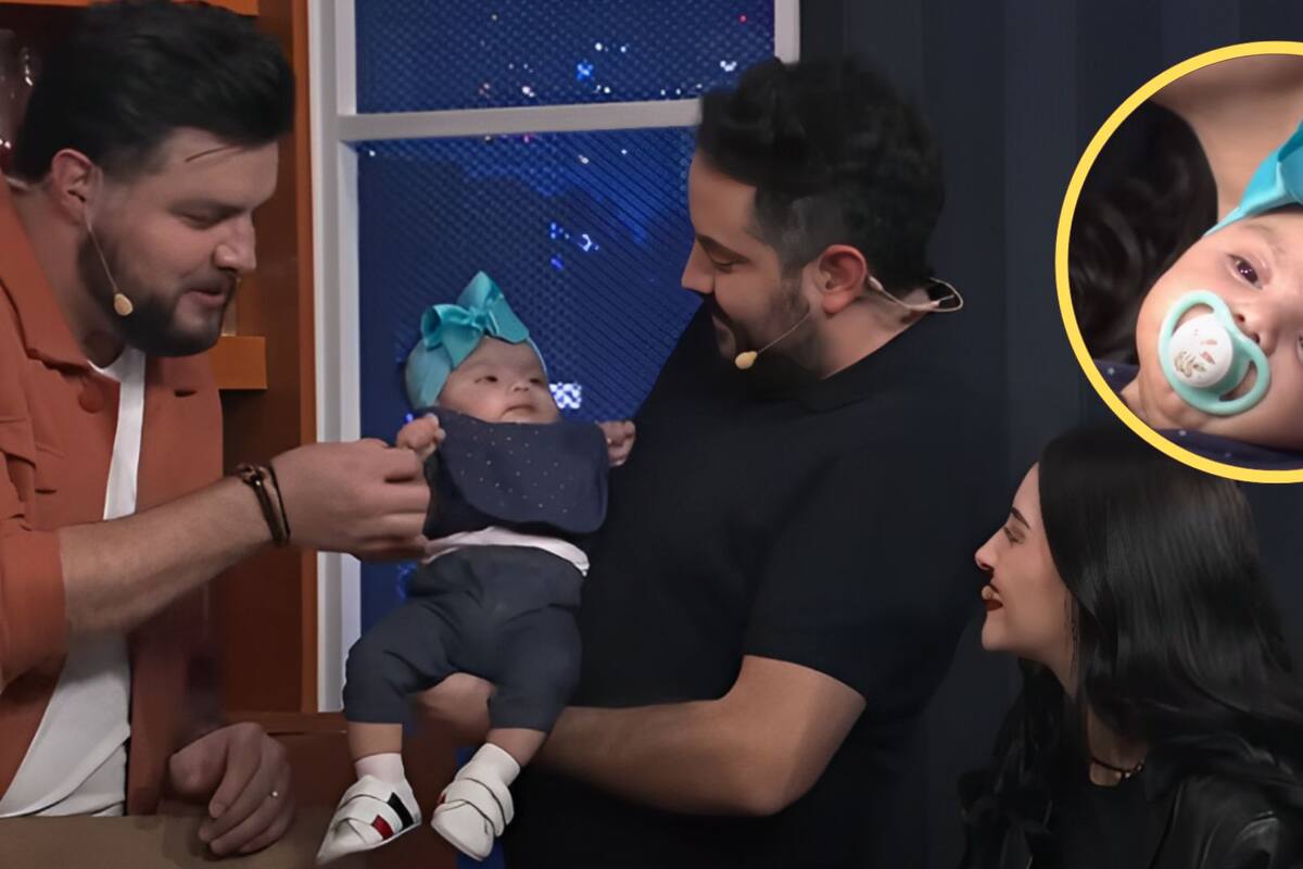 José Eduardo Derbez presenta a su hija en televisión por primera vez