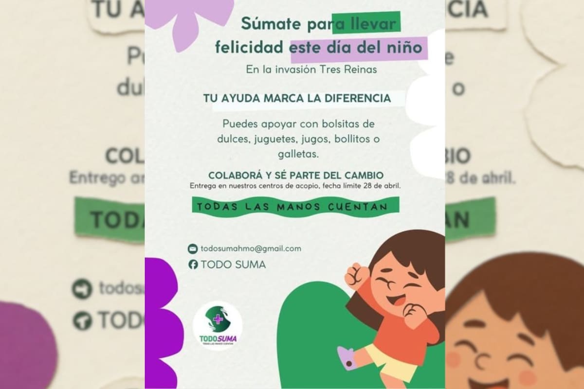 Todo Suma Hermosillo organiza fiesta del Día del Niño para 100 pequeños en situación de vulnerabilidad: así puedes apoyar