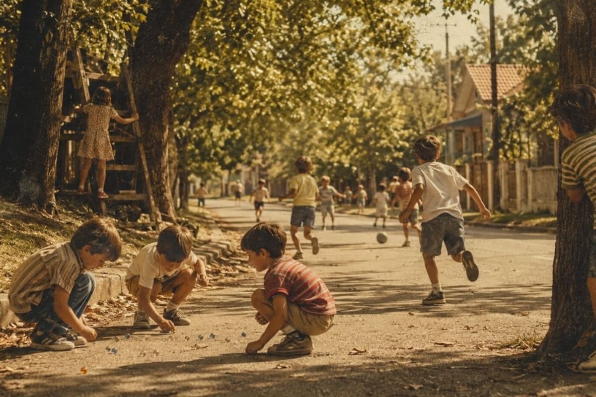 Expertos afirman que crecer jugando libremente en la calle sin supervisión no generó traumas y permitió a generaciones anteriores desarrollar autonomía, confianza, creatividad y mejor salud mental