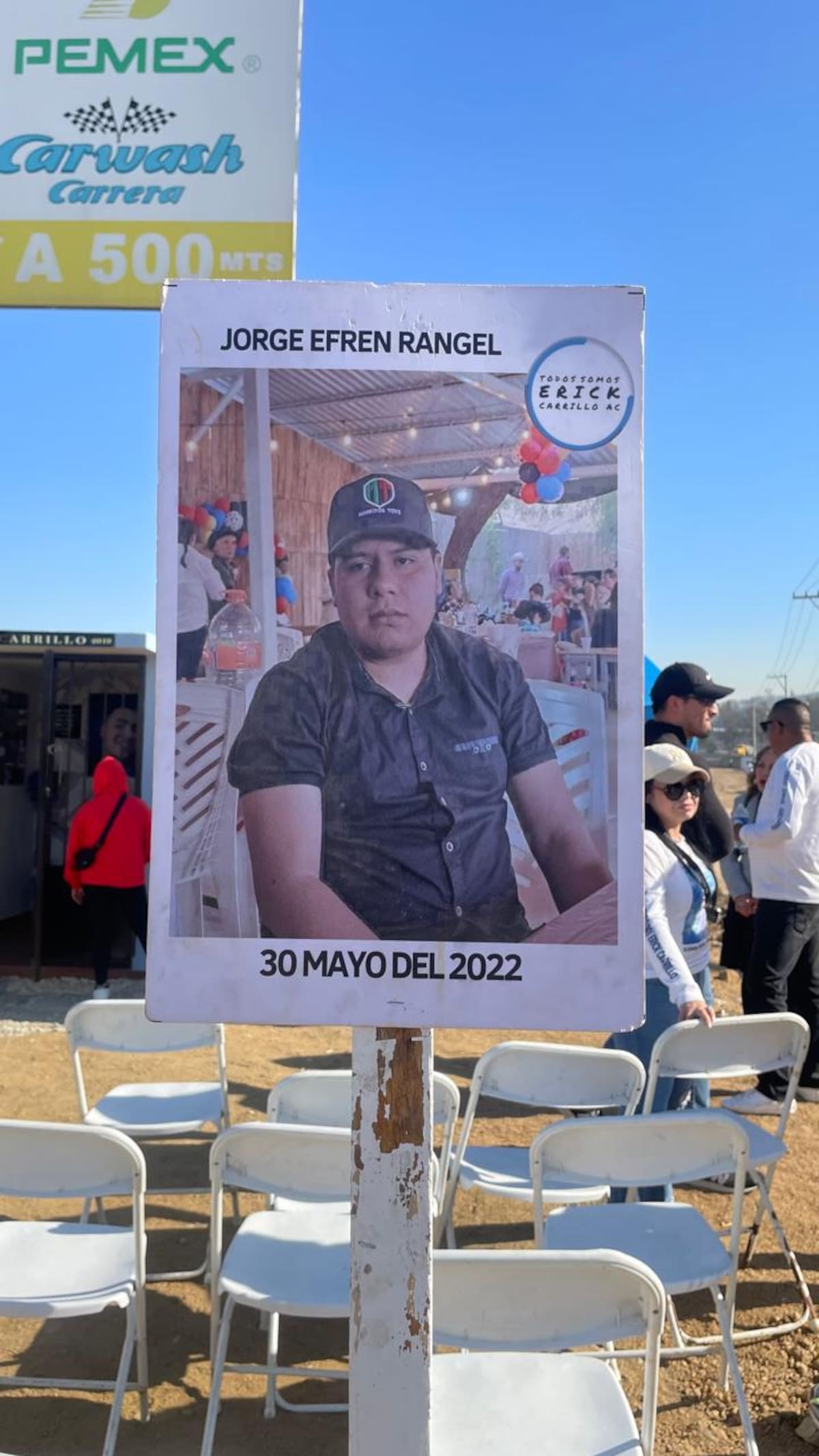 Integrantes del colectivo Todos Somos Erick Carrillo continúan la búsqueda de sus familiares desaparecidos y llaman a la participación ciudadana. Foto: Cortesia