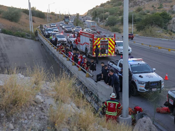 Hombre sin vida fue localizado en el fondo del vertedor de la presa Abelardo L. Rodríguez; cayó accidentalmente del puente del tren