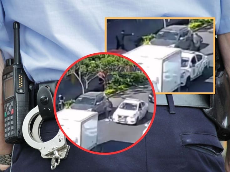 Un agente de tránsito fue detenido por presuntamente permitir el asesinato de un hombre en el centro de Irapuato, Guanajuato; video muestra patrulla a centímetros de los atacantes