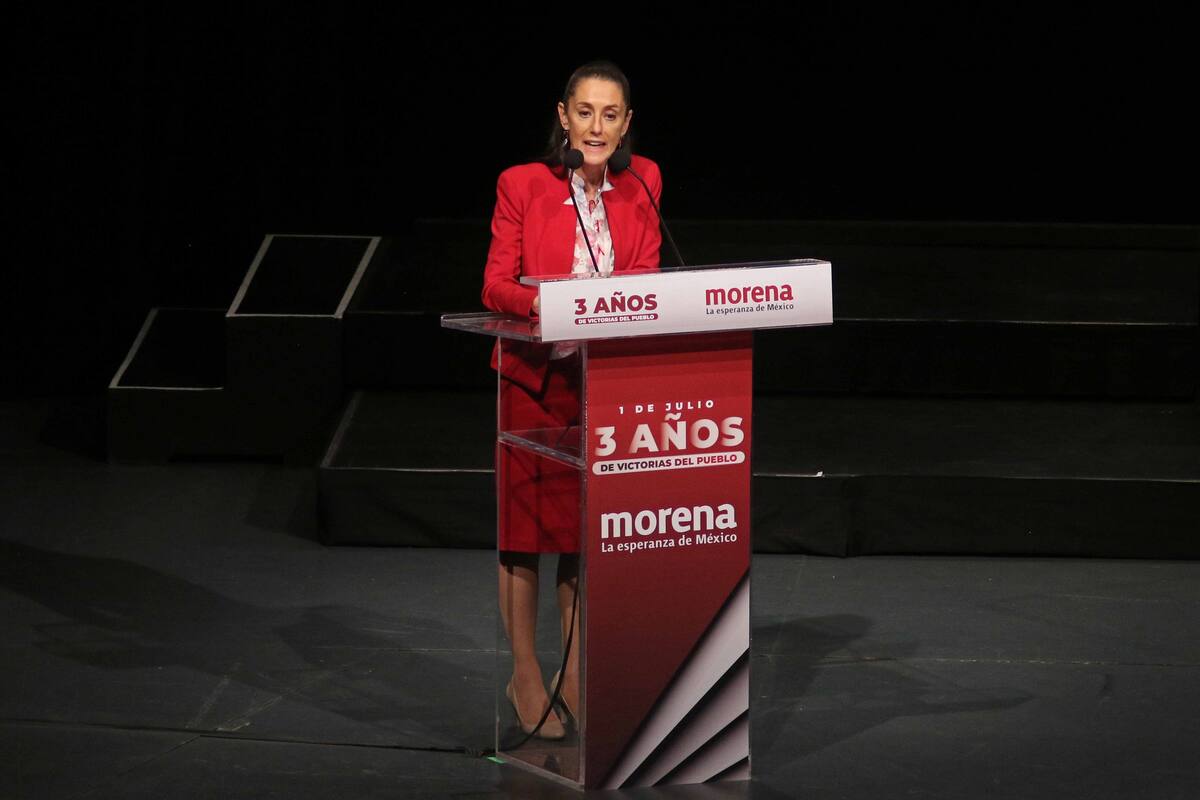 “¡PRESIDENTA!”: simpatizantes de Morena aclaman a Claudia Sheinbaum; piden la renuncia de Mario Delgado