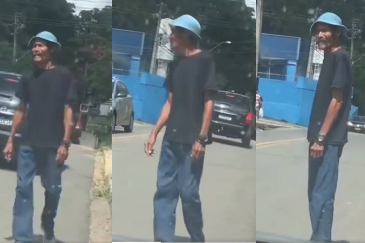 VIDEO: captan en Brasil a un señor idéntico a Don Ramón de ‘El Chavo del 8′