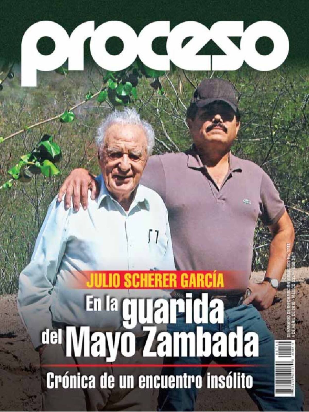 El 4 de abril de 2010, el semanario Proceso publicó una entrevista con Ismael "El Mayo" Zambada, líder del Cártel de Sinaloa, realizada por Julio Scherer García.