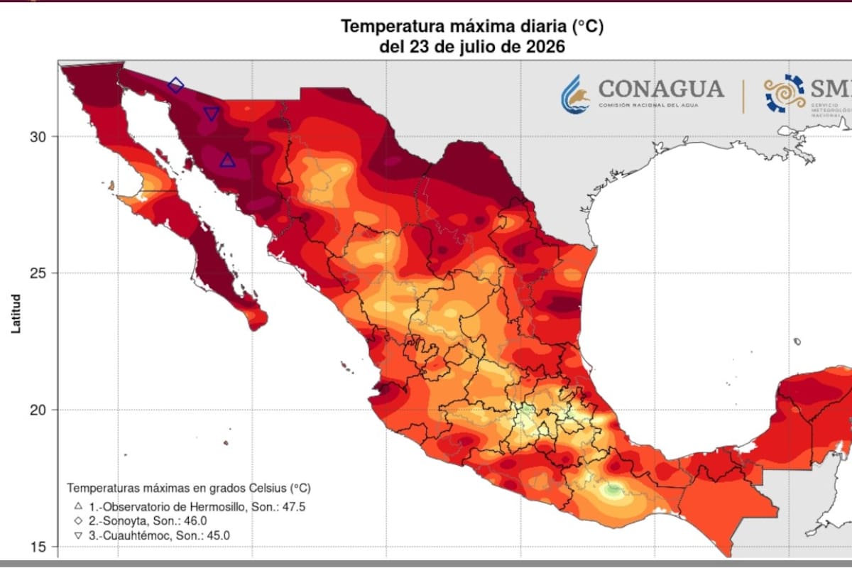 Alertan por temperaturas de hasta 40°C en Nogales