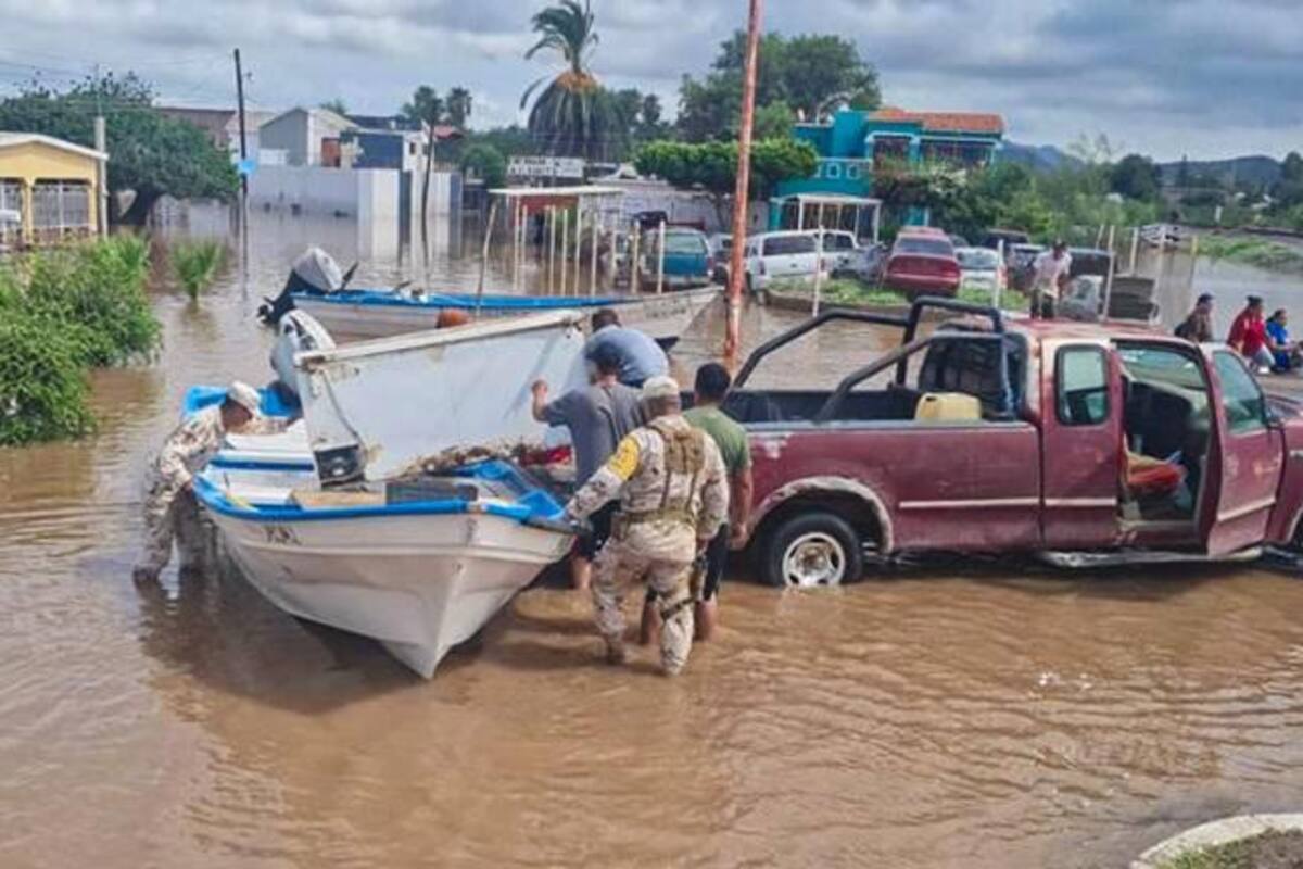 Se brindará apoyo en rescate y atención de damnificados en Guaymas y Empalme