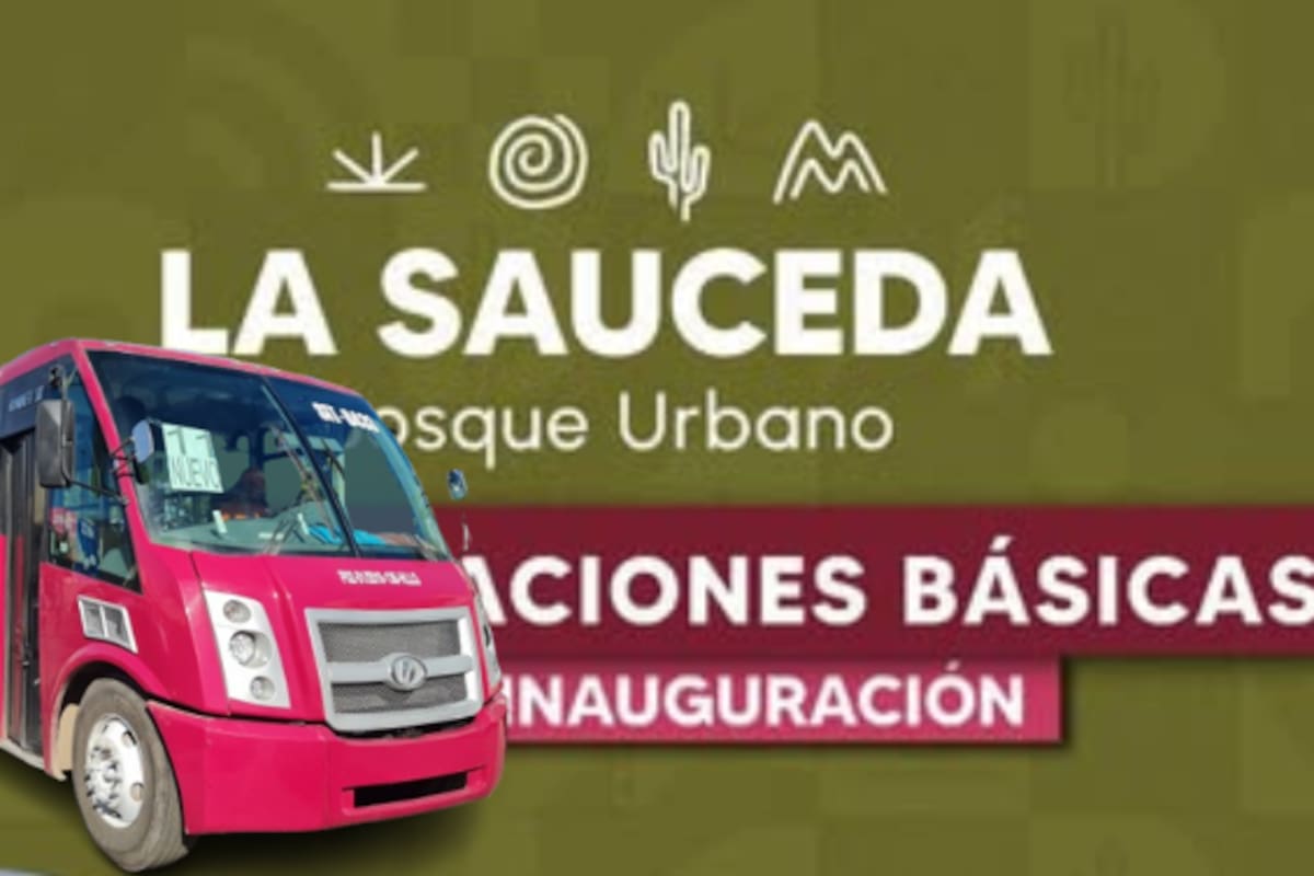 Habrá servicio de transporte gratuito para la inauguración del Bosque Urbano La Sauceda en Hermosillo