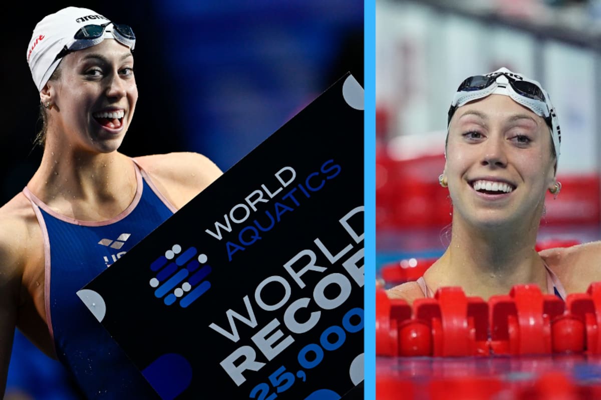 ¡Histórica! Nadadora estadounidense vence dos veces récord mundial en menos de 8 horas