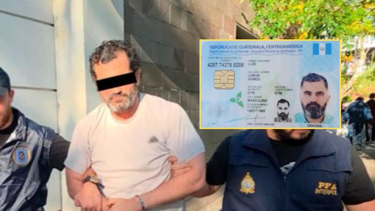 Esta es la identificación falsa con la que el contralmirante Fernando Farías Laguna intentó ocultarse tras su huida a Argentina