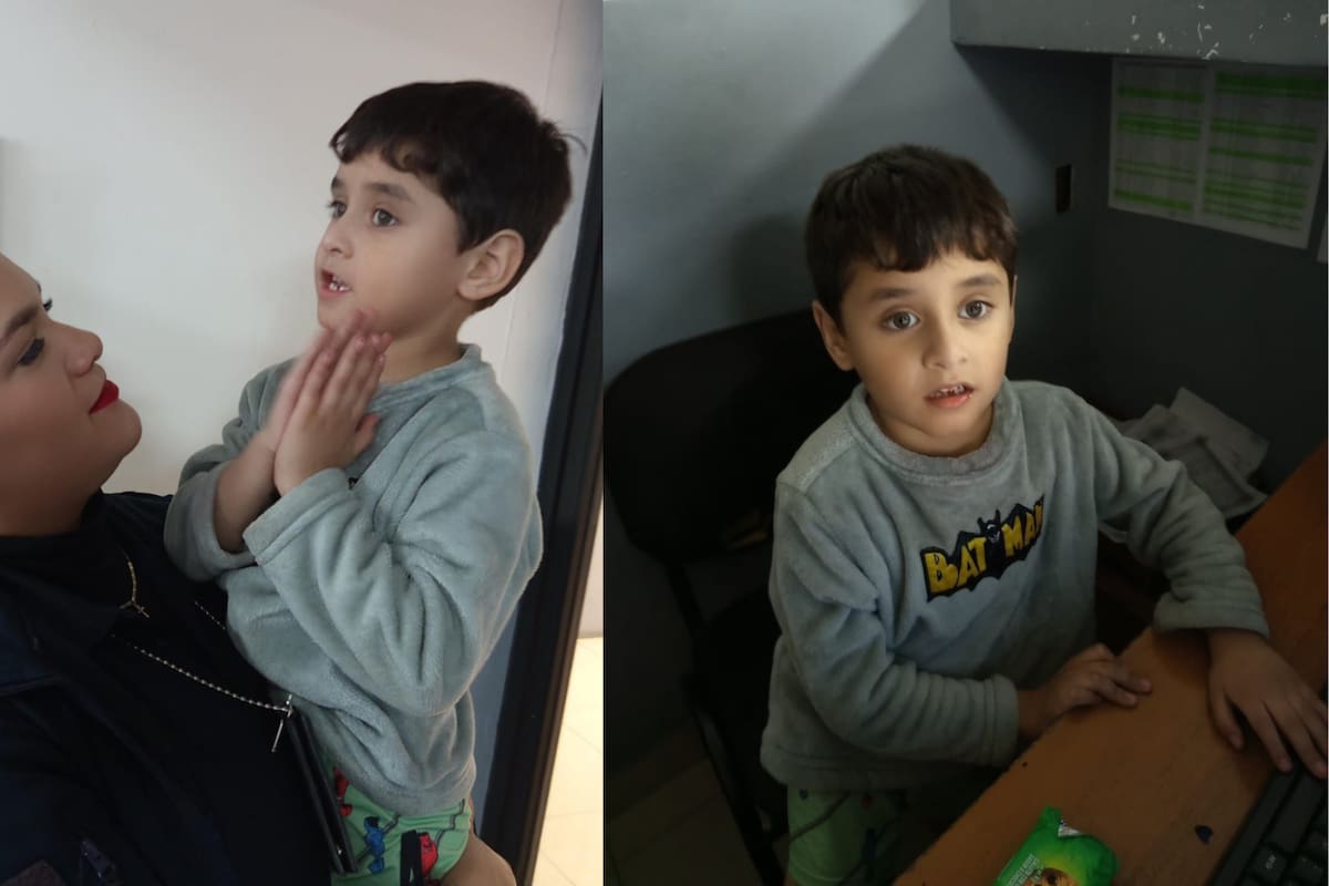 Encuentran a niño de 5 años caminando solo sobre el bulevar Mazón López en Hermosillo; fue trasladado a la Comandancia Centro mientras se localiza a sus padres o familiares