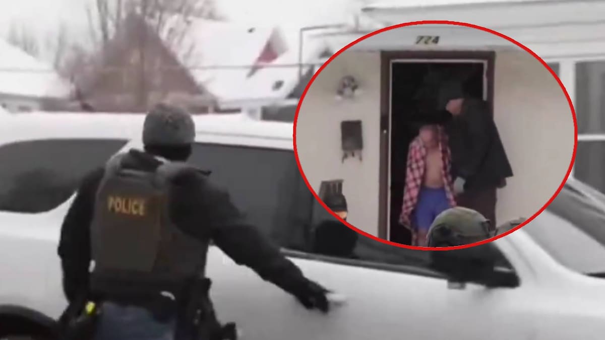 En ropa interior, sandalias y cubierto únicamente con una manta, agentes de ICE irrumpen en casa de un hombre de origen asiático y ciudadano estadounidense en Minnesota, lo sacan esposado a la nieve, pero luego lo liberan sin explicación o una disculpa