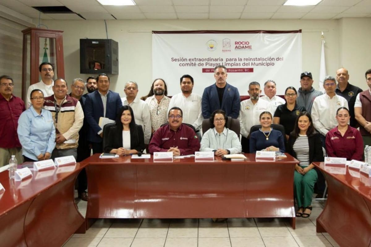Reinstalan en Rosarito Comité de Playas Limpias