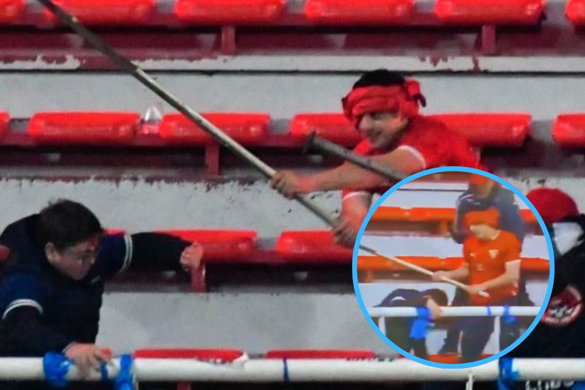 VIDEO: Aficionado de Independiente apalea a un niño seguidor de la U de Chile hasta dejarlo inconsciente