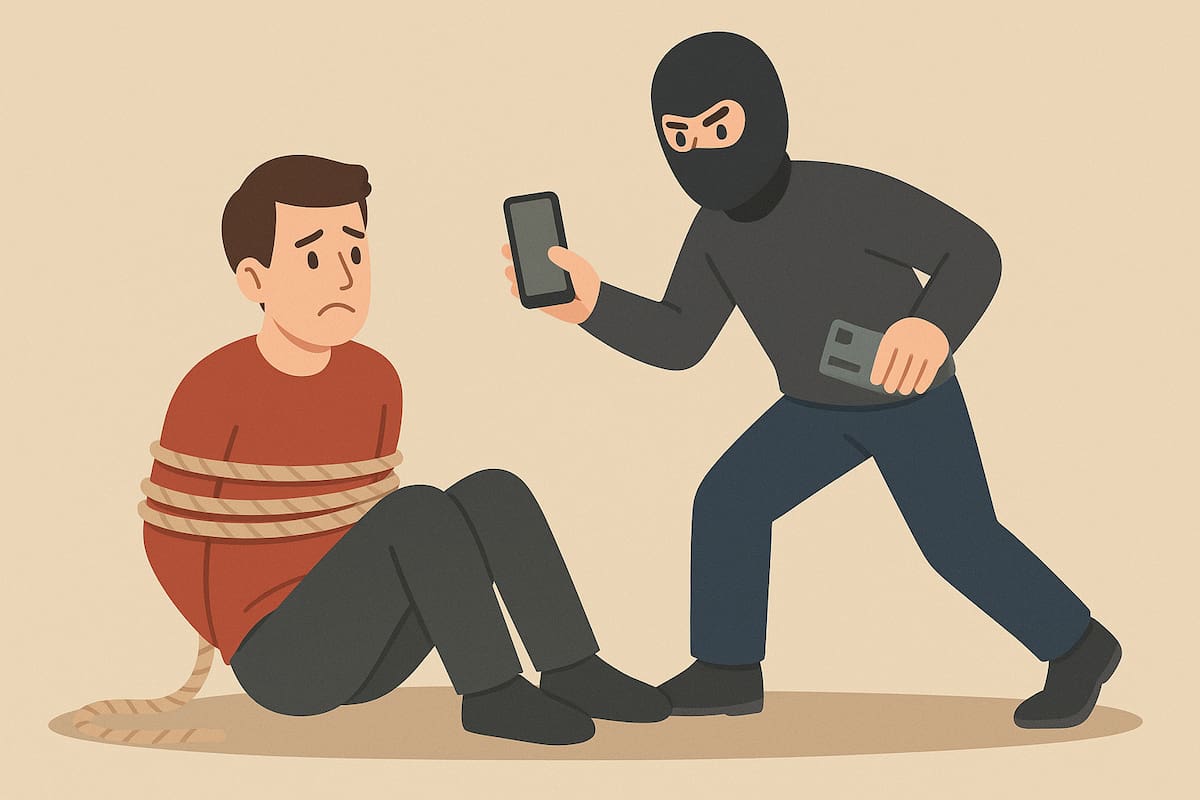 Pidió ver una casa y ató con una cuerda al agente inmobiliario, le robó su tarjeta y fue capturado horas después