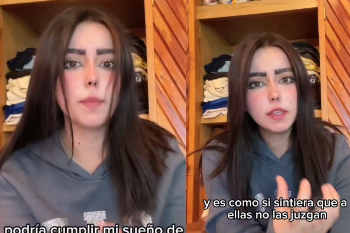 Tiktoker asegura que si “fuera bonita” podría cumplir su sueño de ser famosa