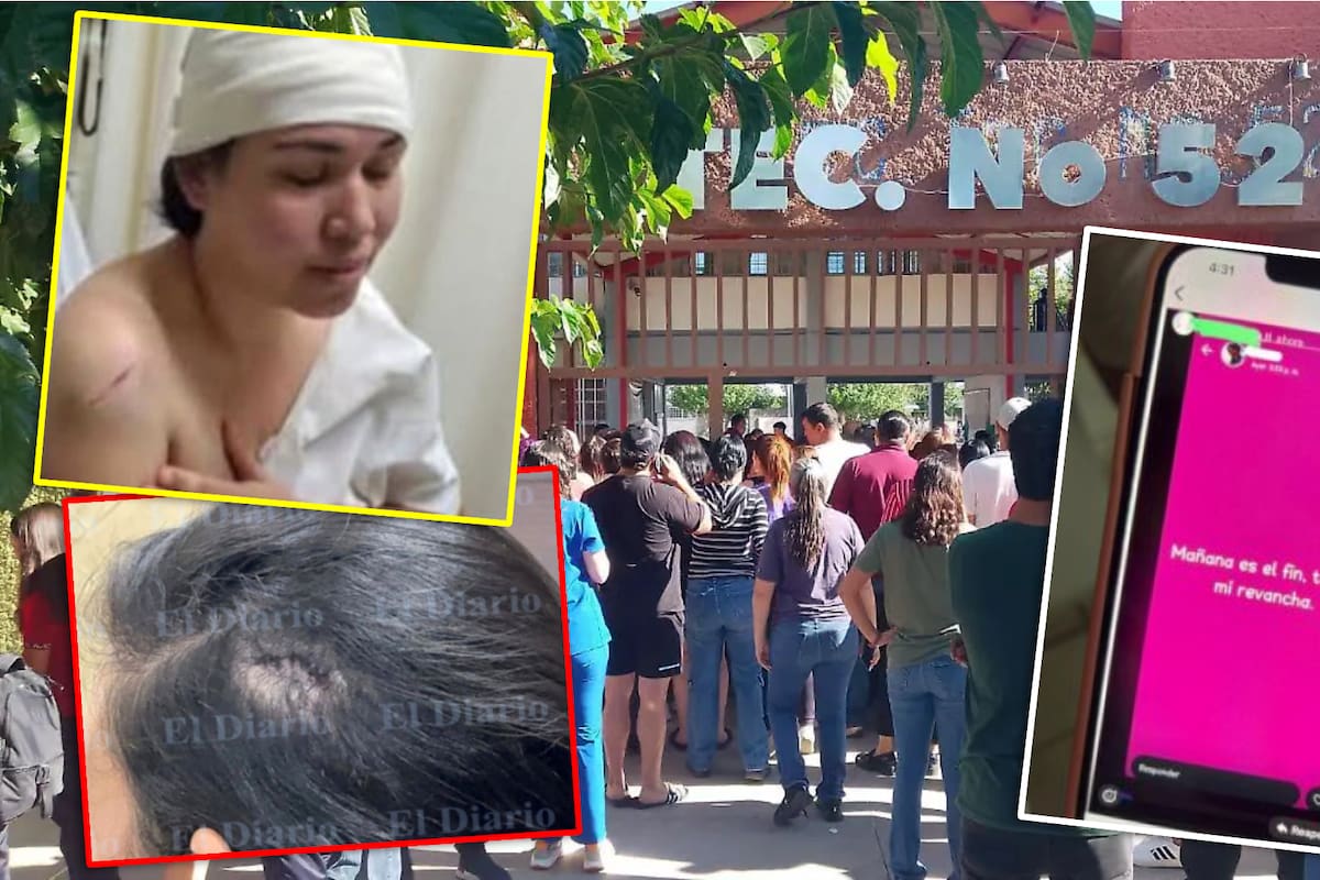 “Luché por mi vida”: Adolescente enmascarada ataca con hacha y navaja a madre de familia en el baño de su secundaria en Chihuahua; imitaba masacre de Monterrey en 2017