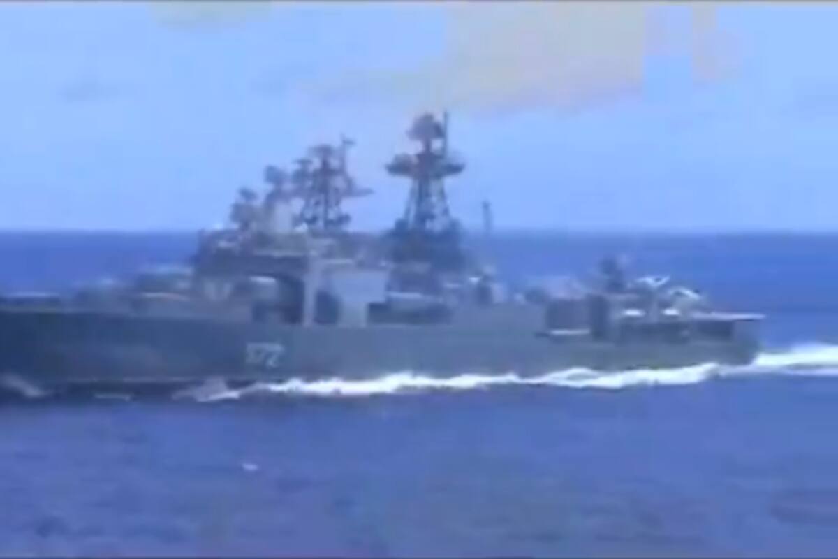 Buques de guerra de EU y Rusia casi chocan en mar de China