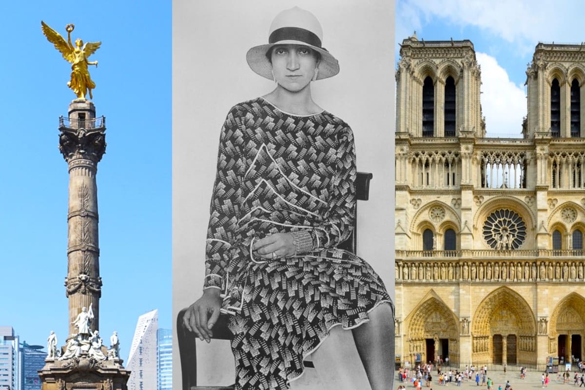 Así es la insólita y triste historia que conecta al Ángel de la Independencia de México con la Iglesia de Notre-Dame