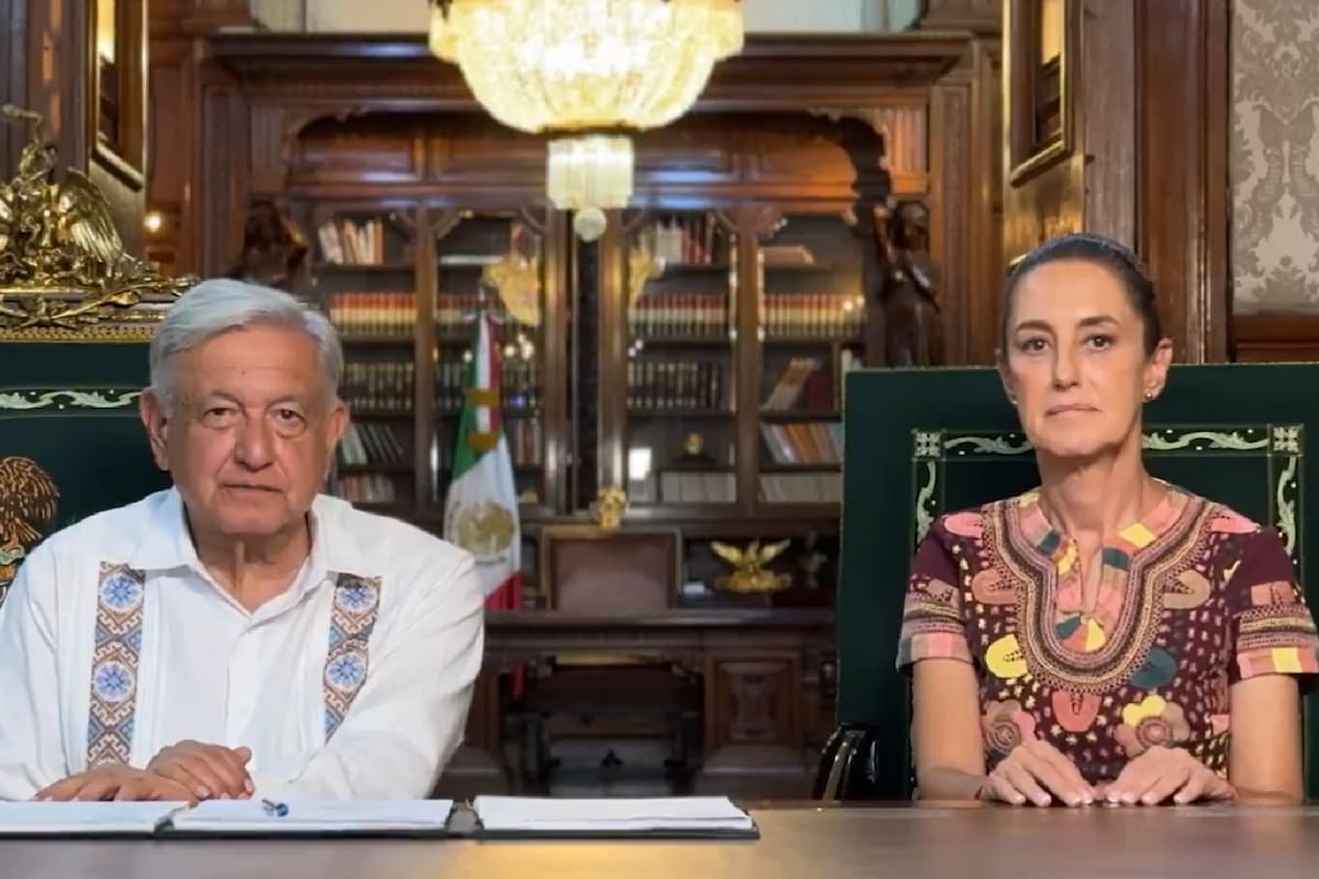 AMLO firma decreto para la publicación de la reforma Judicial en el Diario Oficial de la Federación, acompañado de Claudia Sheinbaum