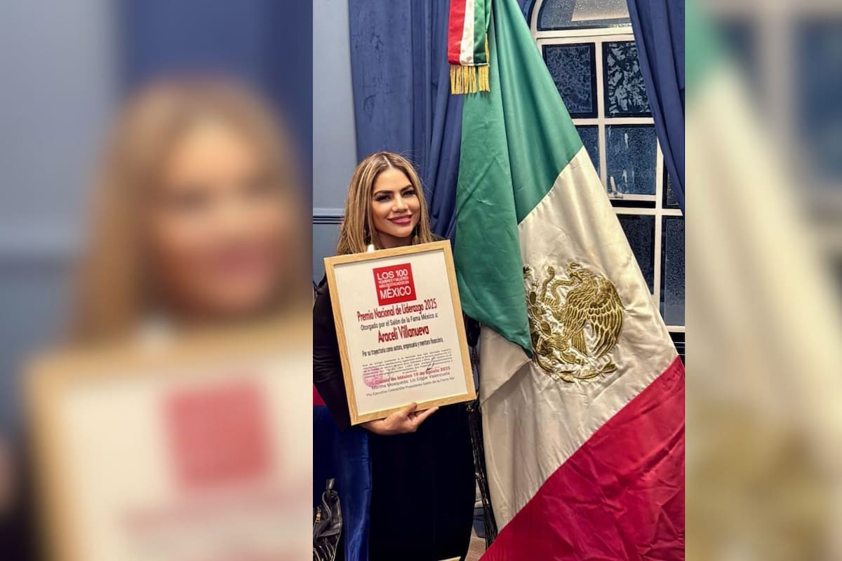 Araceli Villanueva León recibe el Premio Nacional de Liderazgo 2025