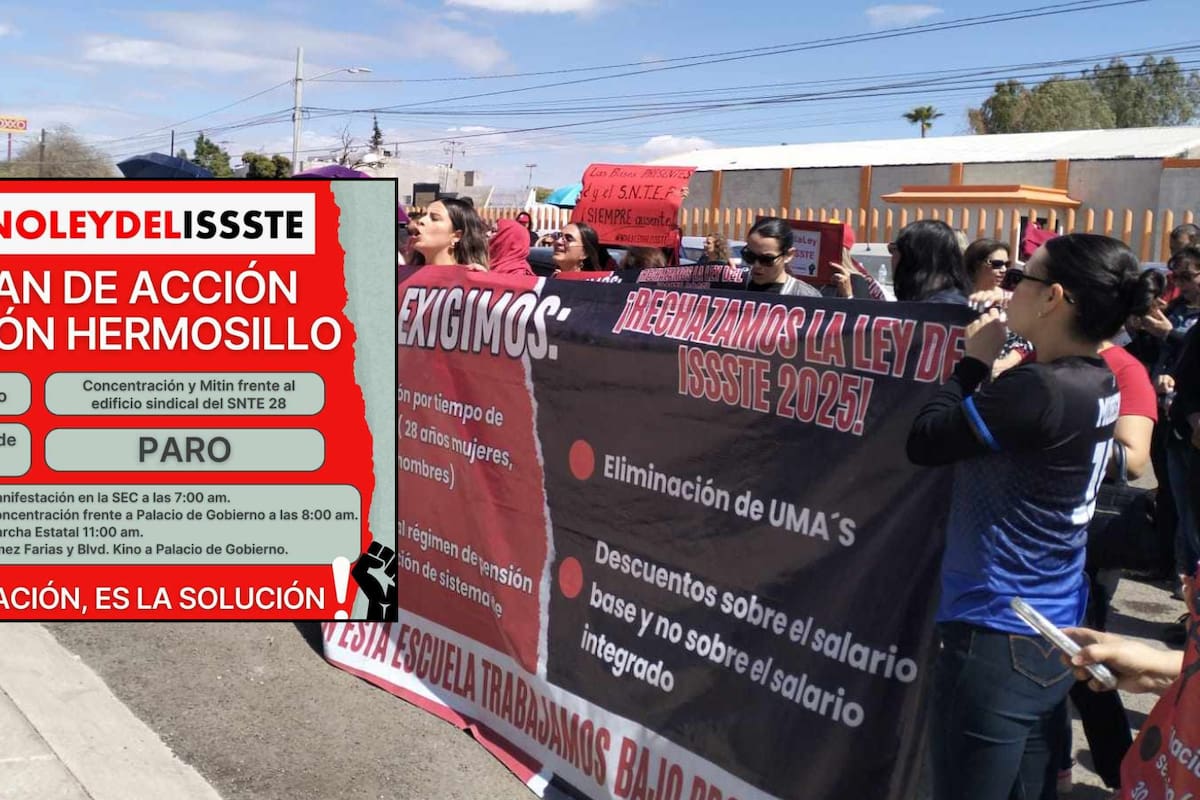 Maestros federalizados anuncian paro laboral los días 19, 20 y 21 de marzo